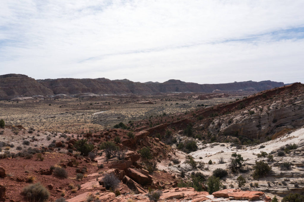 View from Waterpocket Fold View from Waterpocket Fold onto Grand Gulch Capitol Reef